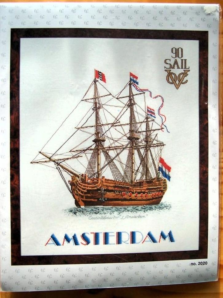 Borduurpakket Sail 1990 (55x66 cm) – NIEUW, Hobby en Vrije tijd, Borduren en Borduurmachines, Nieuw, Borduurpakket, Handborduren