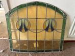 Antiek loden glas in lood raamwerk Paneel Art Nouveau Stijl, Antiek en Kunst, Ophalen