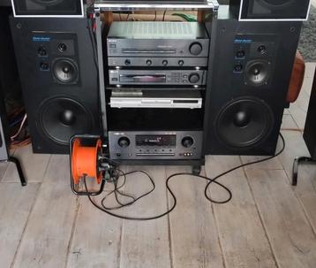 Vintage Sony versterker tuner platenspeler 2 grote speakers  beschikbaar voor biedingen