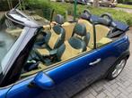 Mini 1.6 16V Cooper Cabrio 2006 Blauw i.z.g.s., Auto's, Mini, Voorwielaandrijving, Open dak, Beige, 4 cilinders