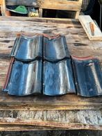 Vhv dakpan zwart verglaast laumans, Doe-het-zelf en Verbouw, Dakpannen en Dakbedekking, Ophalen, Steen of Klei, Zwart, Zo goed als nieuw