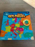 Geotoys puzzel Europa geopuzzel 58 stukjes, Ophalen of Verzenden, 500 t/m 1500 stukjes, Zo goed als nieuw