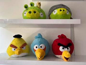 Angry Birds collectie 5 Knuffels zgan beschikbaar voor biedingen