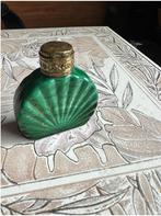 Fles malachietglas, 50-70 e Tsjechië, Antiek en Kunst, Curiosa en Brocante, Ophalen of Verzenden