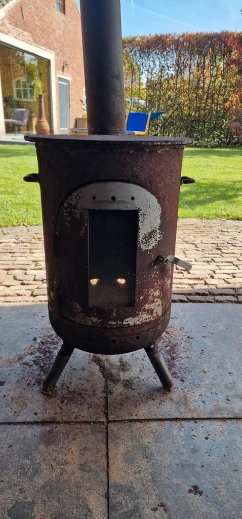 Burnies buitenkachel opknapper, Tuin en Terras, Tuinhaarden, Gebruikt, Ophalen