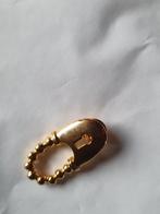 aparte pin , broche slot, Sieraden, Tassen en Uiterlijk, Broches, Ophalen, Goud, Overige materialen