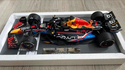 Minichamps 1/18 Red Bull RB19 Verstappen Austin GP Winner 23, Verzamelen, Automerken, Motoren en Formule 1, Nieuw, Formule 1, Ophalen of Verzenden