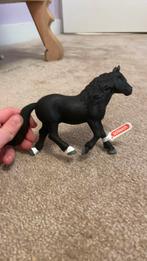 Schleich hengst zwart, Ophalen of Verzenden, Zo goed als nieuw, Paard, Beeldje of Figuurtje
