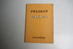 Instructieboekje / handleiding Peugeot 404 (01-1971) (51), Auto diversen, Handleidingen en Instructieboekjes, Ophalen of Verzenden
