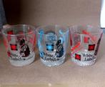 Drie Scotch whisky glazen whiskey glas merken print, Huis en Inrichting, Glas of Glazen, Gebruikt, Ophalen of Verzenden, Glas