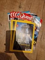 8 magazines, Quest, Kijk en NG, Ophalen of Verzenden, Gelezen, Wetenschap en Natuur