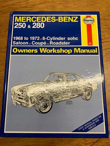 Mercedes-Benz 250 & 280 Haynes Manual 1968-1972 beschikbaar voor biedingen