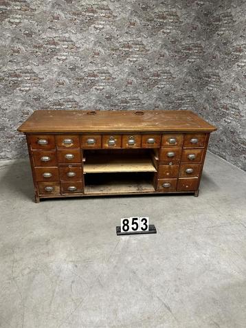 Retro vintage Ladeblok | Dressoir nr.853 beschikbaar voor biedingen