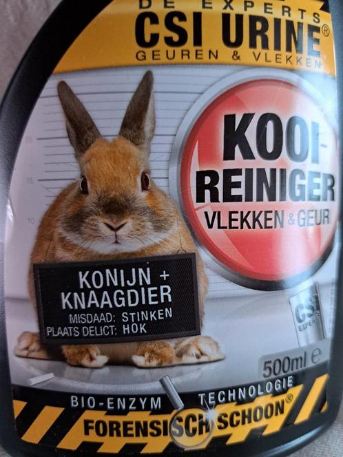 CSI urine Kooi reiniger tegen vlekken en geur., Dieren en Toebehoren, Knaagdieren en Konijnen | Toebehoren, Gebruikt, Ophalen