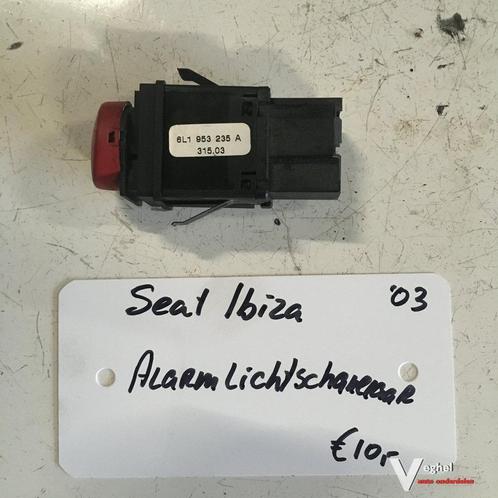 Seat Ibiza 1.4 2003  Alarmlichtschakelaar, Auto-onderdelen, Dashboard en Schakelaars, Gebruikt, Ophalen of Verzenden