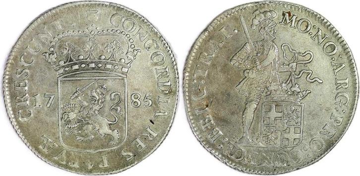 Utrecht. Zilveren Dukaat - 1785., Postzegels en Munten, Munten | Nederland, Overige waardes, Koningin Juliana, Zilver, Ophalen of Verzenden