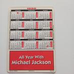 Michael Jackson leuke zeldzame card  foto +1998 kalender, Verzenden, Zo goed als nieuw, Foto of Kaart