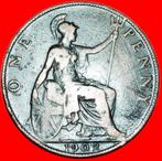 * FABULOUS ISSUE: UNITED KINGDOM 1 PENNY 1902 NOT LOW TIDE!, Postzegels en Munten, Losse munt, Overige landen, Verzenden