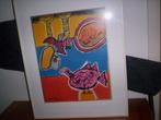 CORNEILLE  afbeelding incl. lijst, Ophalen, Minder dan 50 cm, Gebruikt, Schilderij