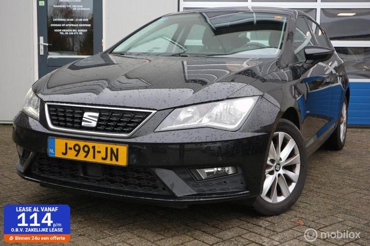 Seat Leon 1.6 TDI Style ECC/NAVIGATIE/2XPDC/BJ-2017, Auto's, Seat, Bedrijf, Te koop, Leon, ABS, Airbags, Airconditioning, Alarm