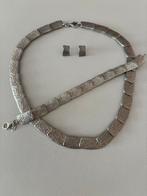 Zgan echt zilver ketting armband oorbellen merk Jeh, Sieraden, Tassen en Uiterlijk, Ophalen of Verzenden, Zo goed als nieuw, Zilver