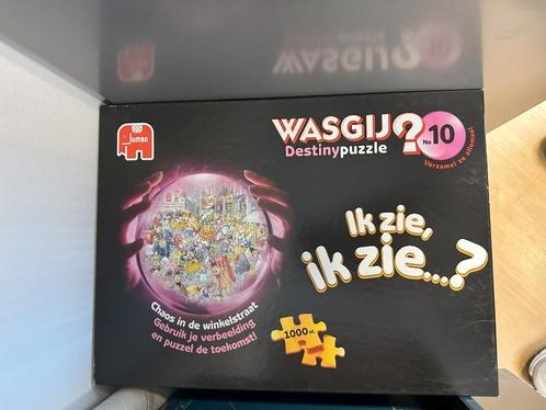WasGij Destiny puzzel 10-Chaos in de winkelstraat- 1000 stuk, Hobby en Vrije tijd, Denksport en Puzzels, Zo goed als nieuw, Legpuzzel