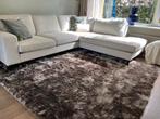 Stijlvol Hoogpolig Vloerkleed bruin, Huis en Inrichting, Ophalen, Bruin, 200 cm of meer, Zo goed als nieuw