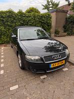 Super Luxe Audi A4 2.4 Benzine Cabrio Leder Automaat Zwart, Auto's, Zwart, Cabriolet, 4 stoelen, Particulier