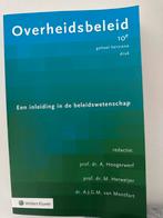 Overheidsbeleid - Inleiding in de beleidswetenschap, Ophalen of Verzenden, Zo goed als nieuw, Sociale wetenschap