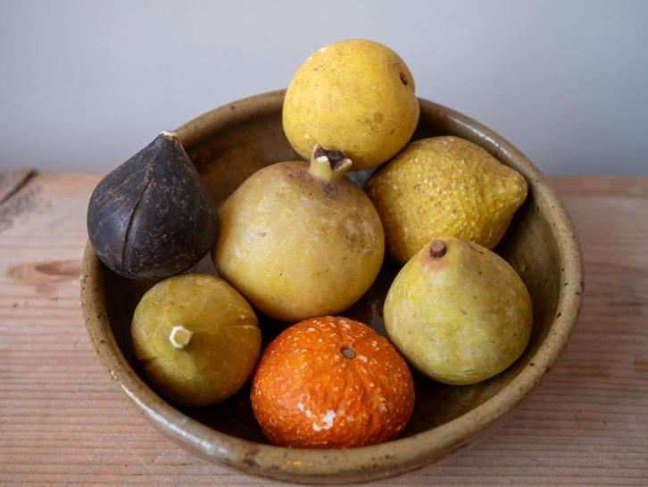 Antiek marmeren fruit | sierfruit | 19de-eeuws, Antiek en Kunst, Antiek | Woonaccessoires, Ophalen of Verzenden