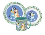 Bluey Kinderservies met Mok - Magnetron, Ophalen of Verzenden, Nieuw