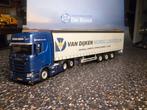 WSI Scania Van Dijken Transport, Hobby en Vrije tijd, Modelauto's | 1:50, Ophalen of Verzenden, Nieuw, Bus of Vrachtwagen, Wsi