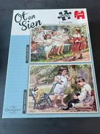 MB puzzel 2x 1000 stukjes Ot & Sien schooltje & Kattenwerk, Hobby en Vrije tijd, Denksport en Puzzels, Ophalen of Verzenden, Zo goed als nieuw