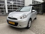 Nissan Micra 1.2 Tekna 5drs Unieke lage km stand (bj 2011), Stof, Gebruikt, Beige, 82 pk
