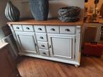 ***SALE*** Landelijk dressoir wit/blank 154 cm, Huis en Inrichting, Kasten | Dressoirs, Gebruikt, 150 tot 200 cm, Landelijk, 25 tot 50 cm
