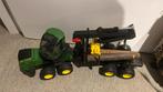 Bruder John Deere 1210E bosbouwtractor met boomstammen, Ophalen of Verzenden, Zo goed als nieuw