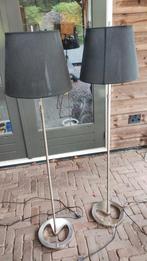 Vloerlamp dimbaar rvs zwart, Ophalen, Zo goed als nieuw, 150 tot 200 cm