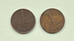 1 cent diverse van 1980 - 1929, Ophalen of Verzenden, Koningin Wilhelmina
