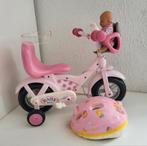 Baby born fietsje met mini baby born popje fietsstoeltje ., Ophalen of Verzenden, Zo goed als nieuw, Babypop