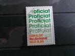 2001 - proficiat e (635g), Ophalen of Verzenden, Gestempeld