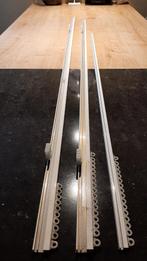 Silent Gliss gordijnrails, Ophalen, Gebruikt, Wit, 50 tot 100 cm