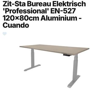 Elektrisch Zit-Sta Bureau 120x80cm - Nieuwstaat! beschikbaar voor biedingen