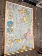 Nieuwe wereldkaart, Antiek en Kunst, Antiek | Schoolplaten, Ophalen, Aardrijkskunde