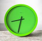 Nextime Wandklok Quartz Vintage Groen 45cm klok, Huis en Inrichting, Woonaccessoires | Klokken, Ophalen of Verzenden, Zo goed als nieuw