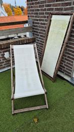 2 Gebruikte Strandstoelen, Ophalen, Gebruikt, Hout, Inklapbaar