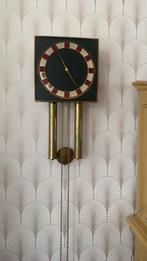 Vintage Wandklok met slinger en gewichten, Antiek en Kunst, Ophalen