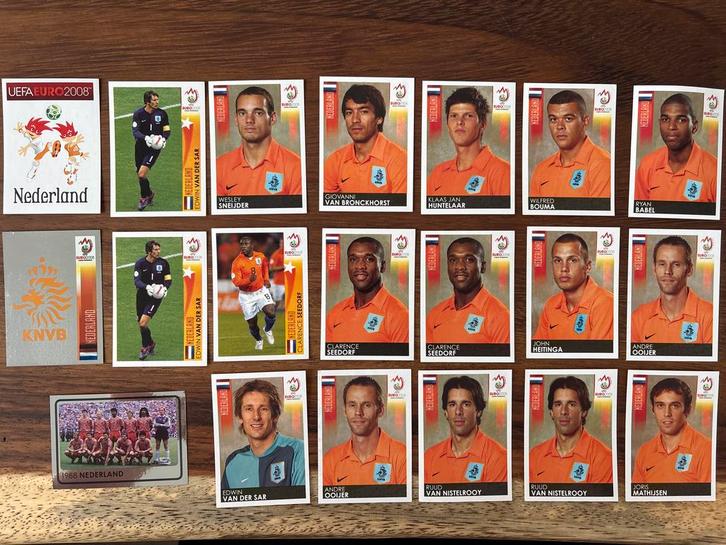 Collectie Panini Voetbal Spelerskaarten EK 2008 Nederland, Hobby en Vrije tijd, Stickers en Plaatjes, Nieuw, Stickers en Plaatjes