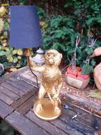 Gouden Aap Lamp - Unieke Sfeerverlichting, Huis en Inrichting, Lampen | Tafellampen, Stof, 50 tot 75 cm, Nieuw, Ophalen of Verzenden
