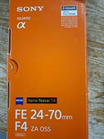 Sony Lens Fe 24-70 e mount, Audio, Tv en Foto, Fotografie | Lenzen en Objectieven, Ophalen of Verzenden, Nieuw, Telelens, Zoom