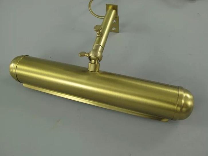 Messing Schilderijlamp - 22cm - Antiek Brons, Huis en Inrichting, Lampen | Vloerlampen, Nieuw, Minder dan 100 cm, Metaal, Ophalen of Verzenden